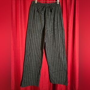 Striped Black Men's Lounging Pants